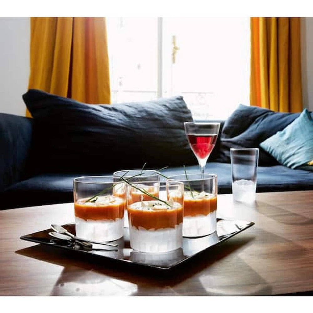 Double Old Fashion 4 Whiskey Glasses By Cristal D'arques Intuition France Frosted Etching Crystal 10.75-OZ set of 4