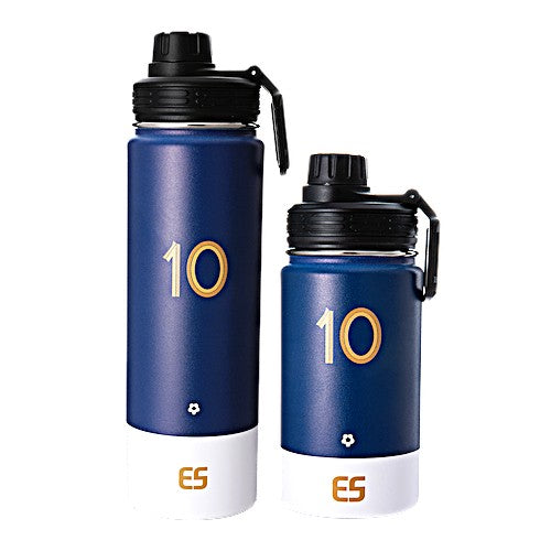 Mbappe Water Bottle 2 piece set Stainless Steel Insulated 22-oz = 10.5"tall +14-oz = 7"tall