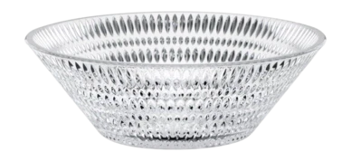 Crystal Bowl 27cm = 10.75" diameter Ethno collection by Nachtmann Germany