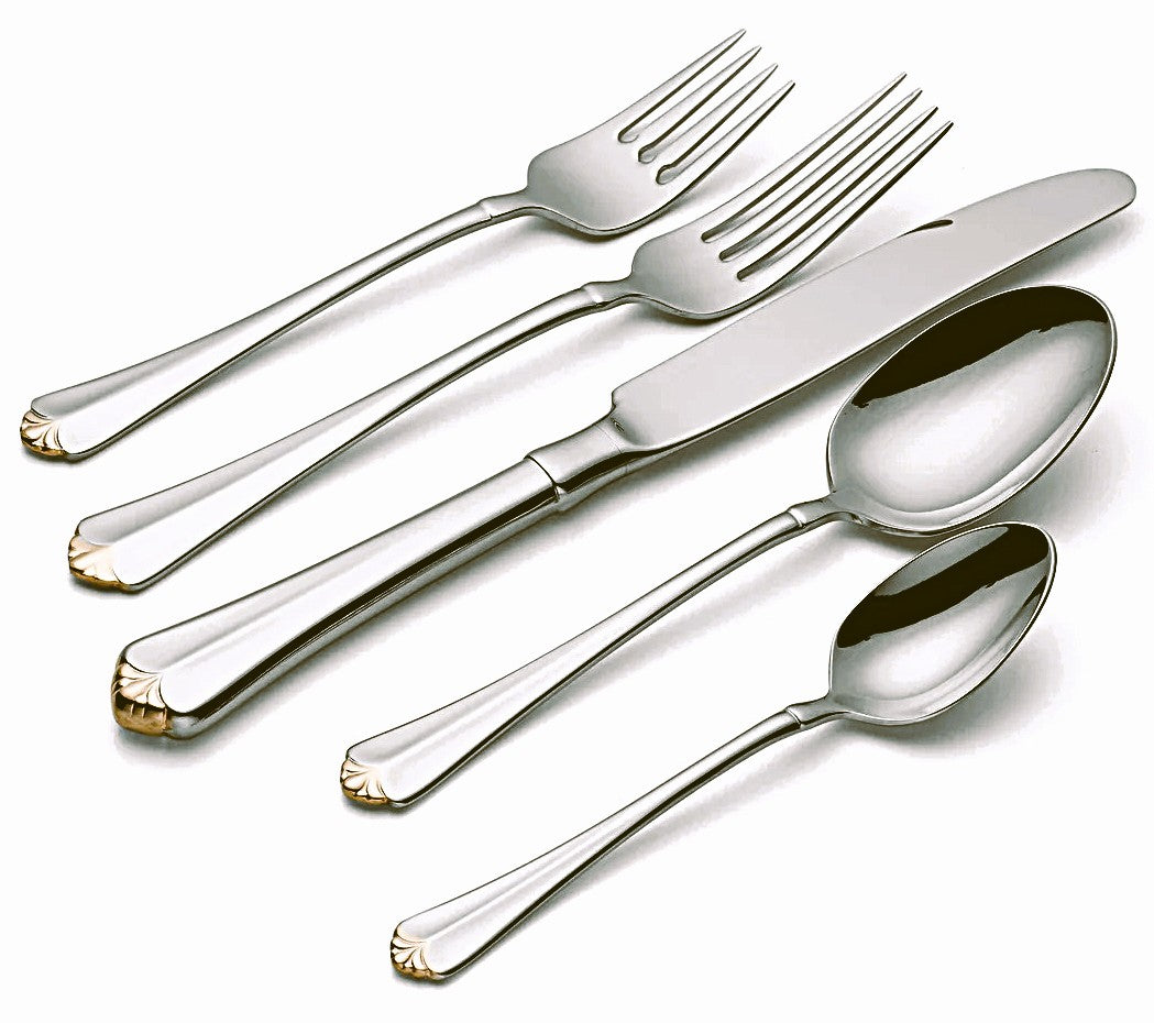Oneida Golden Juilliard 20-Piece Flatware Set, Service for 4