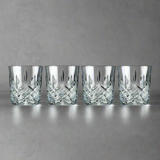 Waterford Markham Double Old Fashion 4 piece set Crystal 340ML = 11.5-OZ Marquis Collection