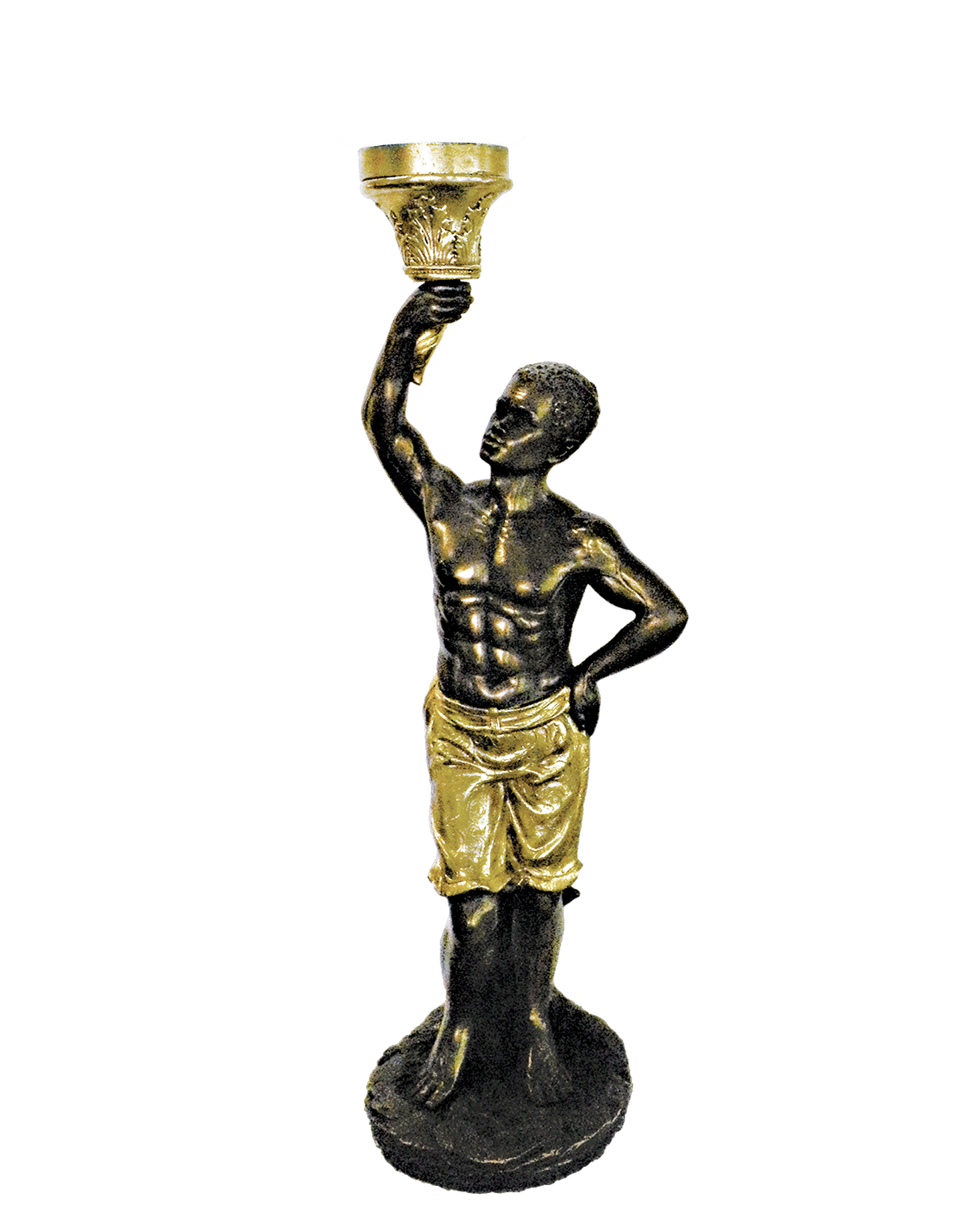 Lamp Man Holding Light 36"