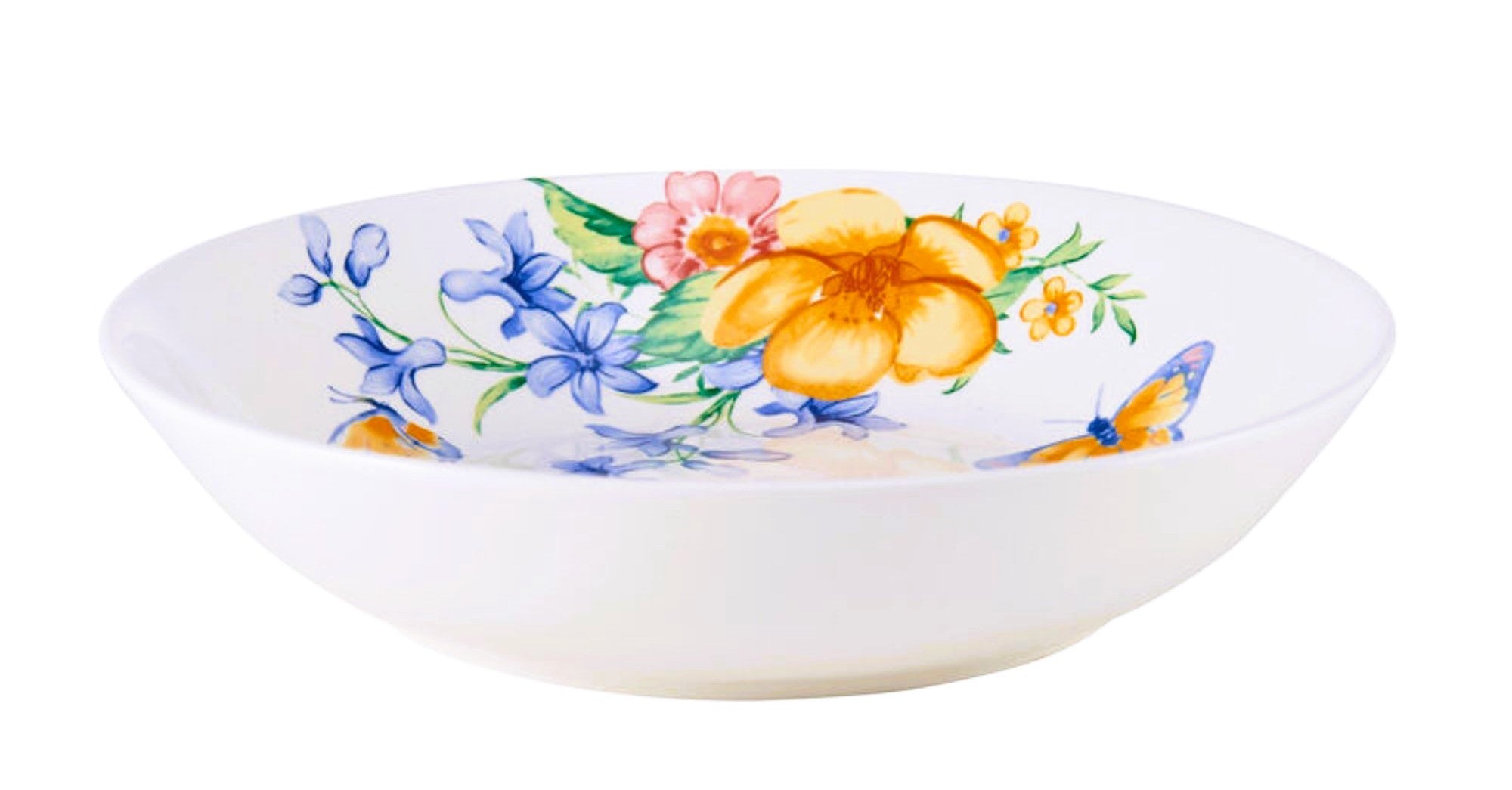 Dinnerware 18 Piece set Service for 6, Anna Butterfly collection By Studio Nova