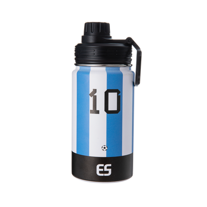 Messi Water Bottle 2 piece set Stainless Steel Insulated 22-oz = 10.5"tall +14-oz = 7"tall