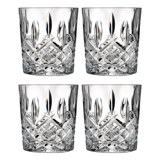 Waterford Markham Double Old Fashion set of 4 Crystal the Marquis Collection - Royal Gift