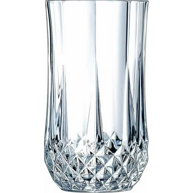 Longchamps by Cristal D'Arques Hi Ball Set of 4 Tumblers,  12-oz = 36-cl  made in France