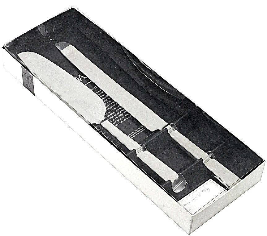 Oneida Celebration Cake Serving 2 piece set Stainless Steel