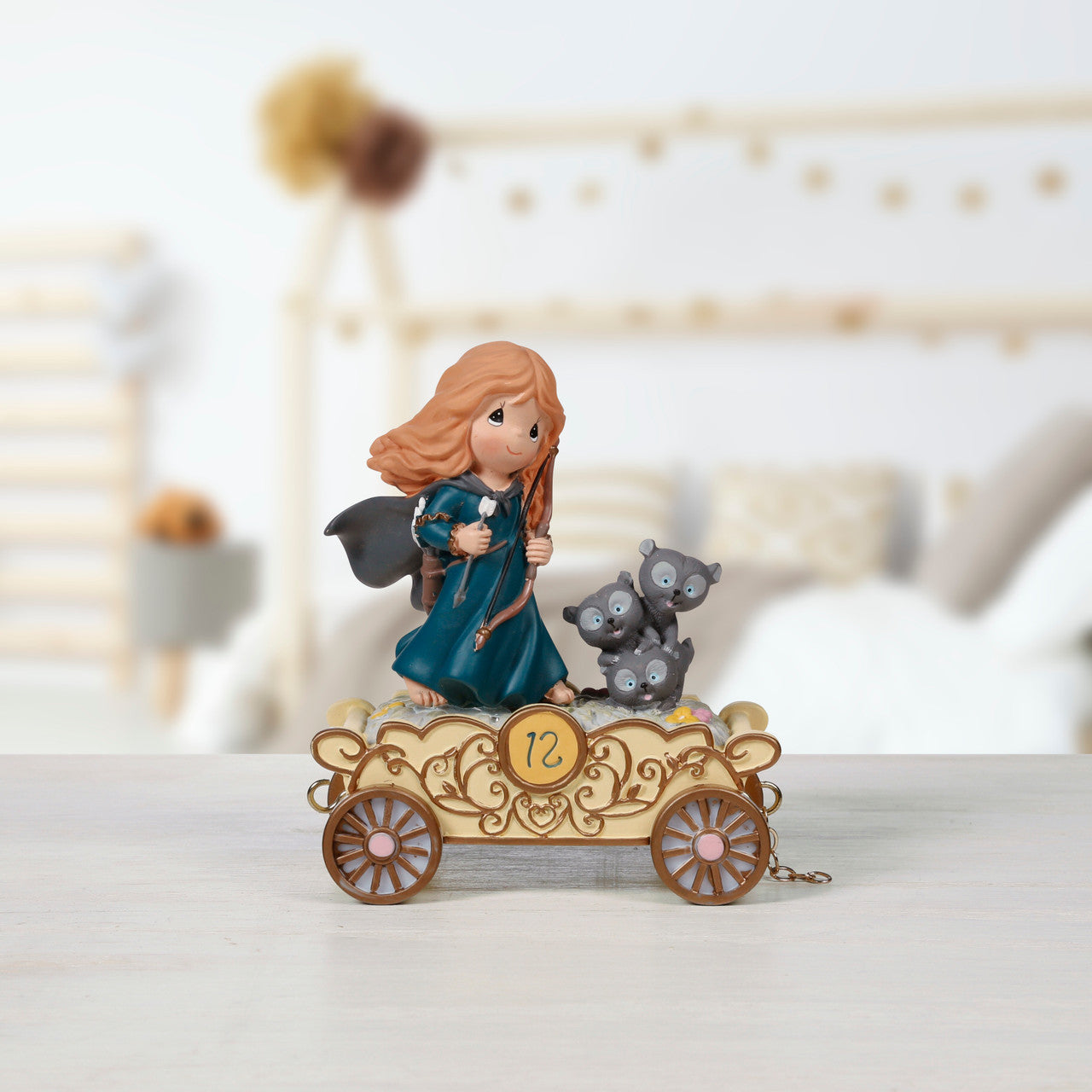 Precious Moments Birthday Parade Age 12 Brave ceramic figurine