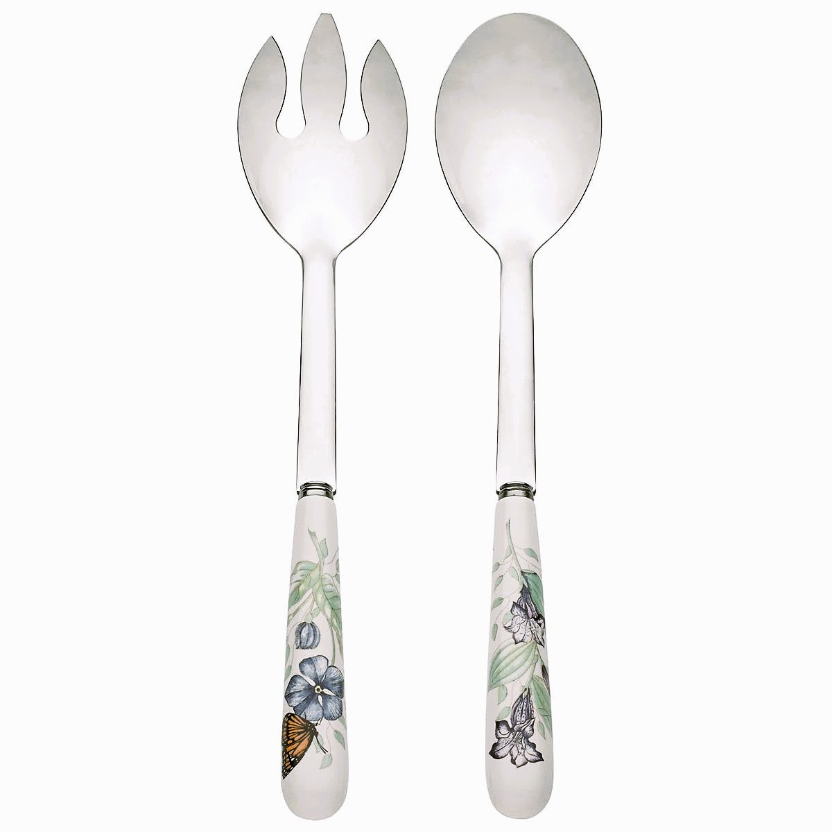 Lenox Butterfly Meadow  Spoon 2 piece Salad Serving Set