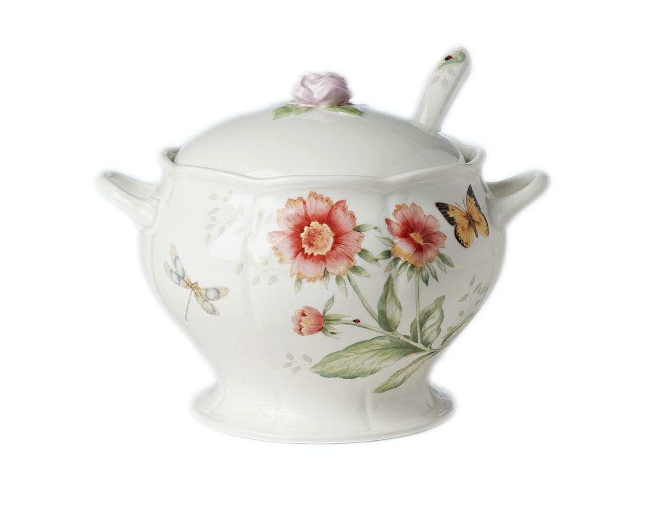 Lenox Butterfly Meadow Soup Tureen & Ladle 892532 - Royal Gift