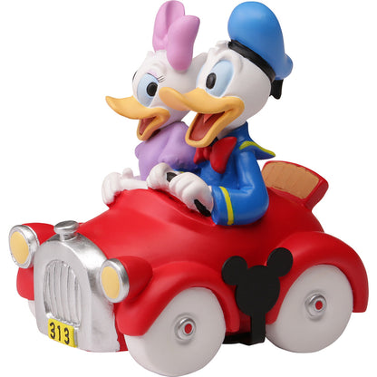 Precious Moments Disney Showcase Disney Collectible Parade Daisy and Donald Duck Figurine - Birthday Gift