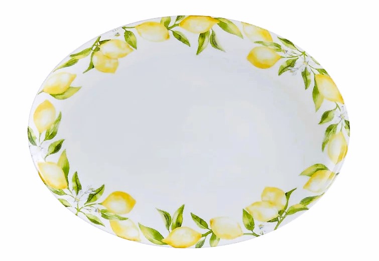 Mikasa Lemon Platter 14inch Bone China