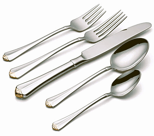 Oneida Golden Juilliard 20-Piece Flatware Set, Service for 4
