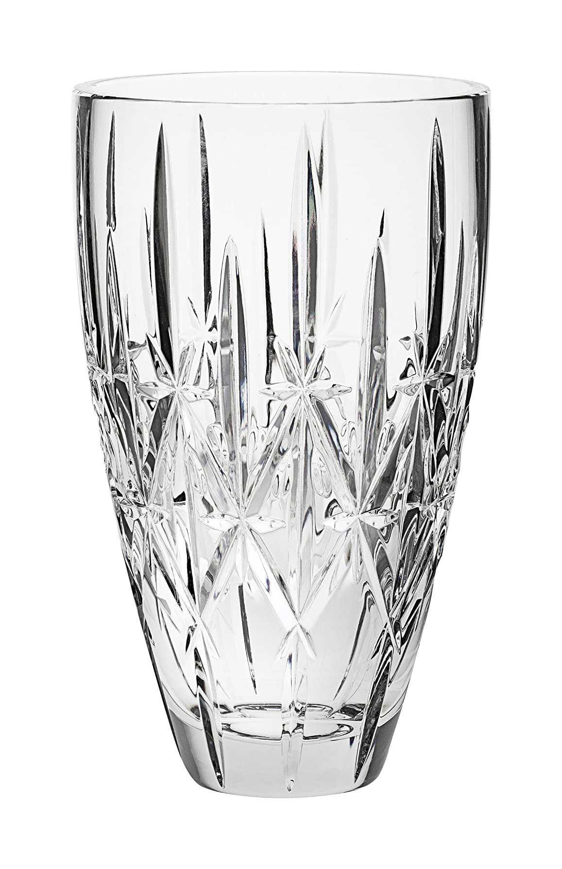 Waterford Sparkle Vase Crystal 9"tall Marquis Collection