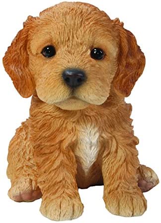 Small Ceramic Cockapoo Cockapoo Puppy Brown 6