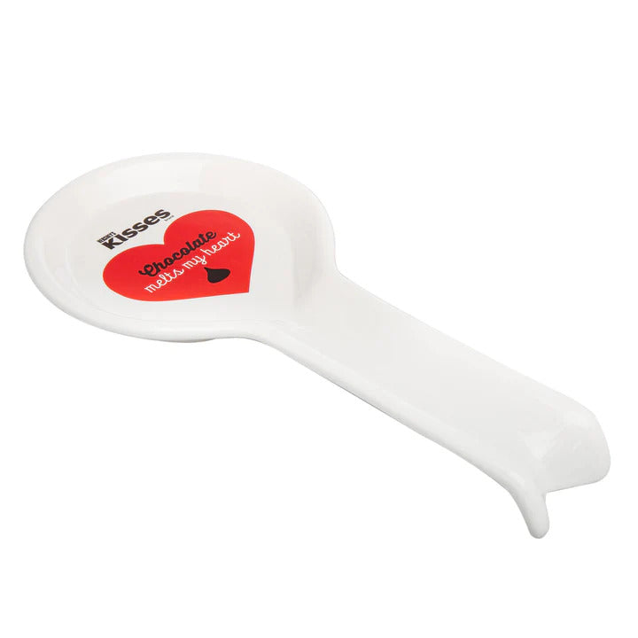 Hershy's Kisses Spoon rest ceramic 5.5"wide, 1"high, 11.5"tall - Royal Gift