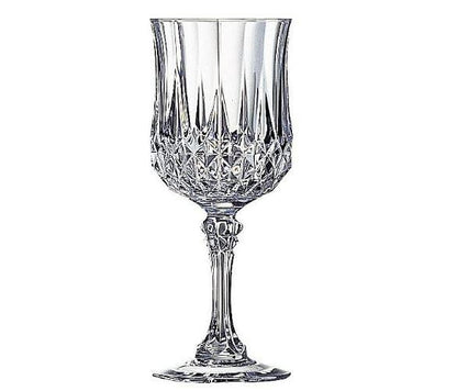 Longchamps by Cristal D'Arques Set of 4 Goblet 8.25-OZ = 25-cl