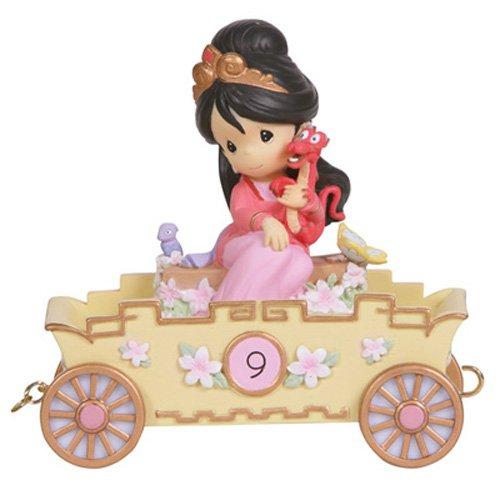 Precious Moments Birthday Parade Age 9 'Nine is Divine', Mulan ceramic figurine