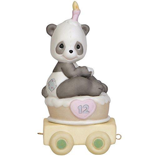 Precious Moments, Birthday Train Age 12 collection, Give A Grin and Let The Fun Begin, Bisque Porcelain Figurine